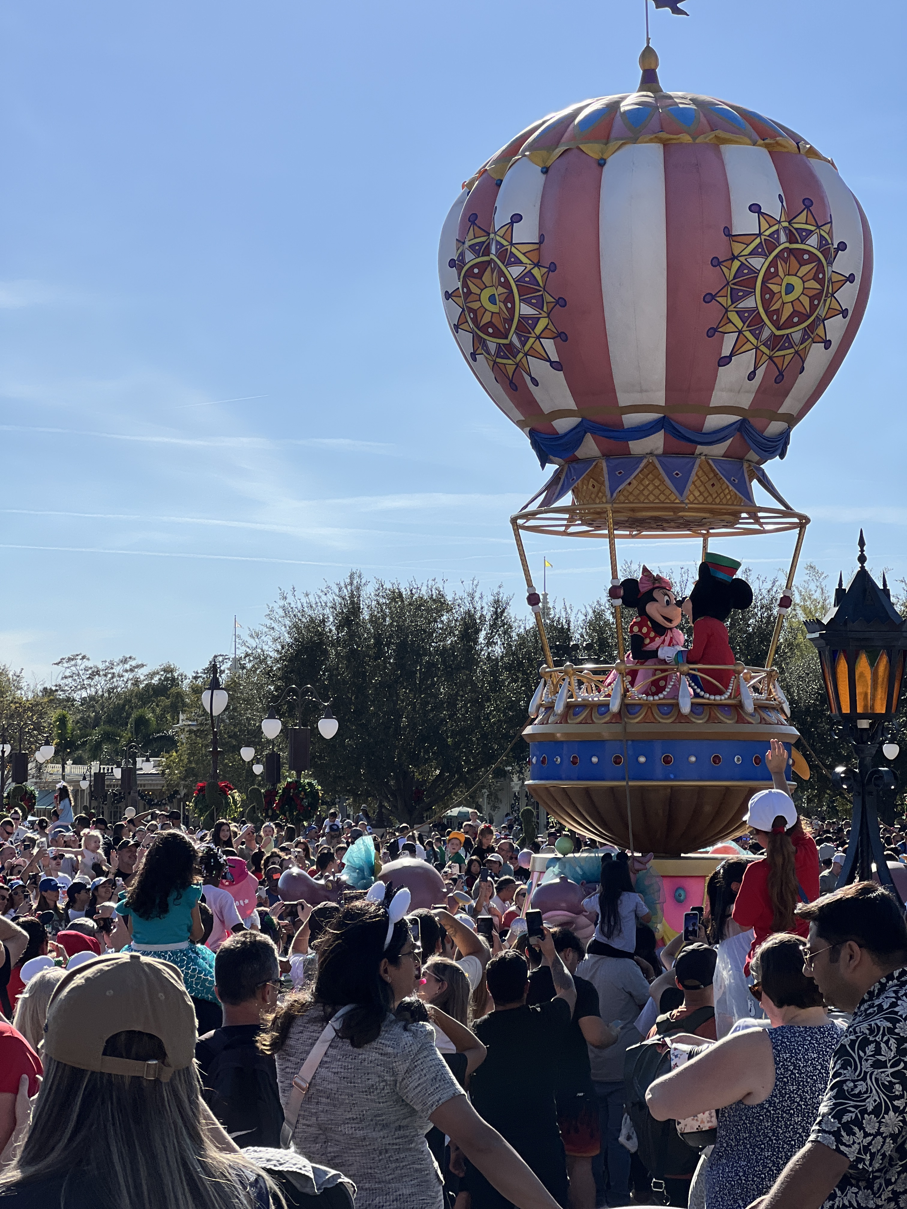 Minnie & Mickey at the Festival of Fantasy Parade at Magic Kingdom